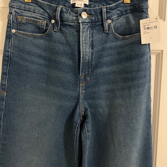 NWT Good American Good Waist Palazzo Jeans size 6/28 - Picture 11 of 13